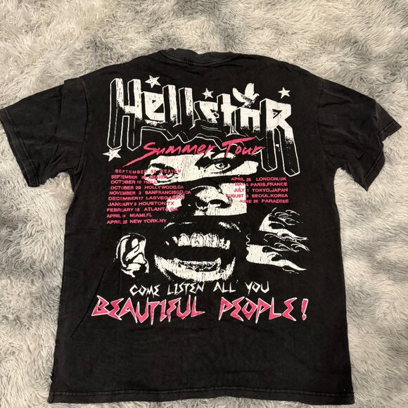 Hellstar Green Head Future is Hellstar Black T-Shirt Men’s Size Medium o… - Picture 3 of 3